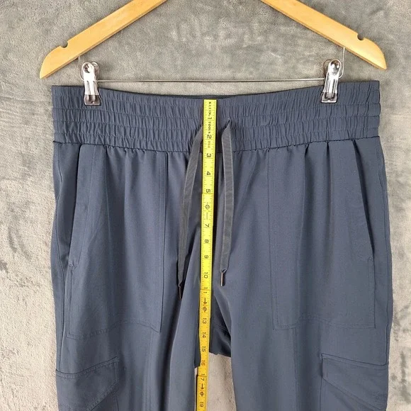 Spanx Pants Womens XL Petite Blue Out Of Office Cargo Jogger Athletic Athleisure - Picture 4 of 10